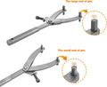 TRKIMAL Adjustable Locking Spanner Wrench Clutch, Wrench Holder Hub Rotor Flywheel Sprocket Spanner Wrench Set Fan Clutch Removal Tool for Scooter