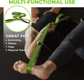 Gradient Fitness Stretching Strap for Physical Therapy, 12 Multi-Loop Stretch Strap 1" W x 8' L, Neoprene Handles, Physical Therapy Equipment,