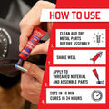 Loctite Threadlocker Blue 242 Blue, 0.2 Fl Oz, 1, Tube