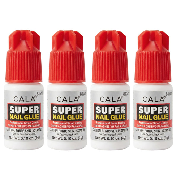 CALA Super Nail Glue – Professional Quick Dry Nail Glue Adhesive for False Nails, Tips & Art Accessories – Salon Quality Strong Hold for Natural