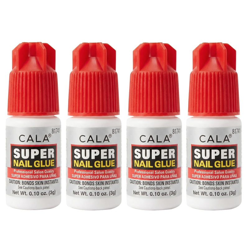 CALA Super Nail Glue – Professional Quick Dry Nail Glue Adhesive for False Nails, Tips & Art Accessories – Salon Quality Strong Hold for Natural