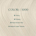 Easyouth Blonde Tape in Hair Extensions Human Hair White Blonde Human Hair Extensions Tape in 20pcs 14 Inch Softness Hair Extension Tapes in for