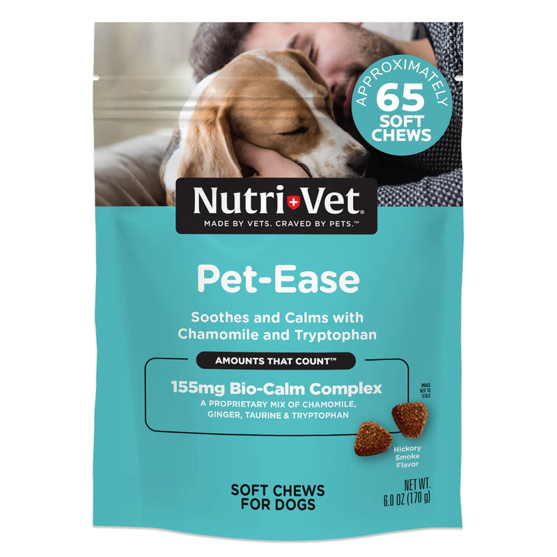 Nutri-Vet Calming Chews for Dogs, Dog Calming Chews, Chamomile, 6oz Pack of 1