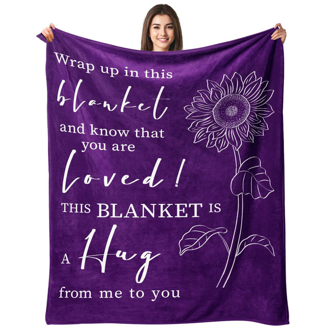 Get Well Gifts for Women after Surgery - Hug Blanket - Thinking of You Gift for 