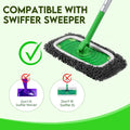 Reusable Wet Pads Refill for Swiffer Sweeper Mop - Dry Sweeping Cloths & Wet Mopping Cloths for Household Cleaning - Washable Microfiber Mop Pads,