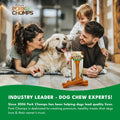 Pork Chomps Roasted Pressed Pork Skin Dog Chew, 7-inch Bone, 1 Count Roasted Pork 1 Count (Pack of 1)