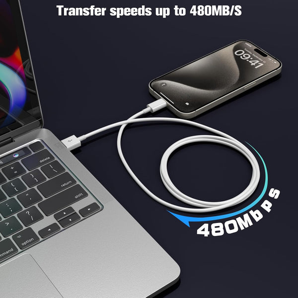 Car Carplay Cable for iPhone 17/16/15,iPhone 16/15 Plus17/16/15 Pro 17/16/15Pro Max charger ,USB A to USB C for Carplay USB C Cord, iPad USB C