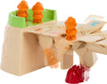 Mattel Games Greedy Gator 2-Player Kids Game for Families & Parties, Get Monkeys across the Bridge First with Rolling Alligator