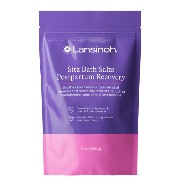 Lansinoh Sitz Bath Salts for Postpartum Care, 10 Ounces 10 Ounce (Pack of 1)