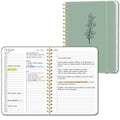 Undated Daily Planner with Hourly Schedule, to Do List Spiral Notebook, Easily Organize Your Work Tasks and Appointments, Perfect School or Office
