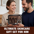 Gifts for Men 6pcs Sandalwood Gift Set Travel Size Toiletry with Shampoo, Body Lotion, Mens Gift Birthday Anniversary Gift Sets for Men, Christmas