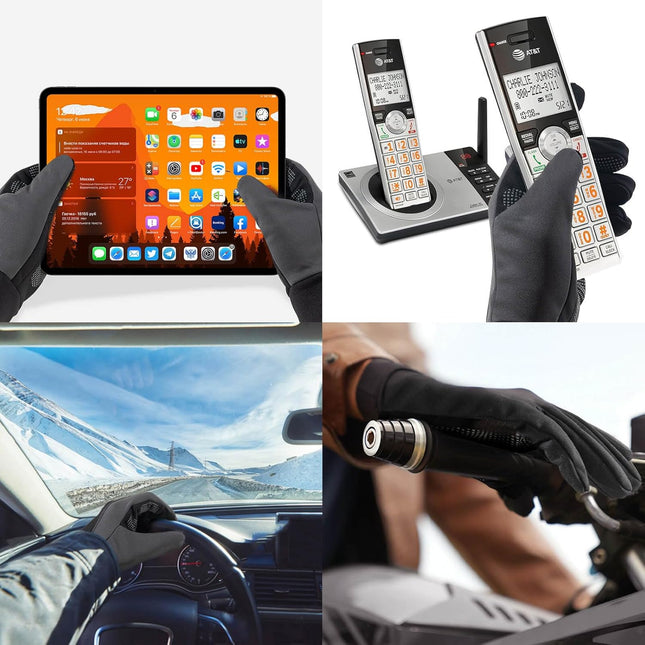 Fanvince Winter Gloves Gifts Men Women - Upgraded Touch Screen Cold Weather Warm