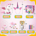21-Piece Unicorn Gift Set for Girls Ages 3-8 | Soft Plush Stuffed Animals & Dress-Up Accessories Bundle | Idea Birthday Gifts, Christmas Presents,