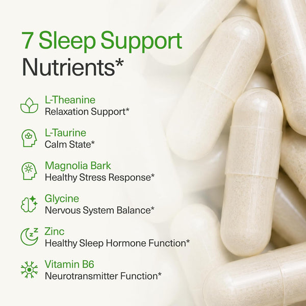 BIOptimizers Sleep Breakthrough Capsules - Natural Support Supplement | Calming Relief Aid for Adults | Non-Habit Forming | 60 Capsules