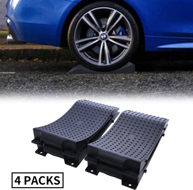 Homeon Wheels Tire Saver Ramps Anti-Slip Pads Design, Car Tire Wheel Ramps for Flat Spot and Flat Tire Prevention, Tire 
