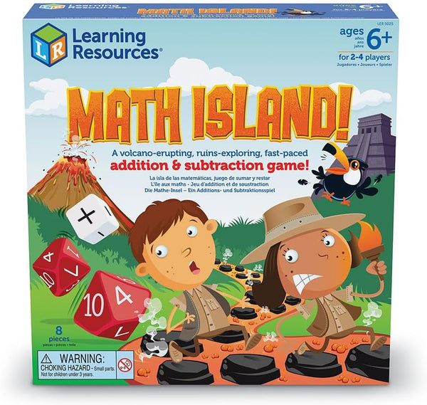 Learning Resources Math Island Addition & Subtraction Game Toys
