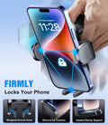 Car Phone Holder, Universal CD Slot Phone Mount, Hands Free Automobile Cell Phone Stand, 360° Adjustable Phone Mount for Car Compatible with