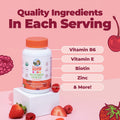 Maryruth Organics Kids Vitamins | USDA Organic | Multivitamin Gummies + Postbiotics for Ages 4+ | Lactobacillus Rhamnosus | Vegan | Non-Gmo | 60 Count