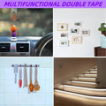 Gasenvan Double Sided Tape Heavy Duty, Mounting Adhesive Tape 1/4 in x 15.4 ft, Waterproof Adhesive Strip Tape for Indoor & Outdoor, Automotive
