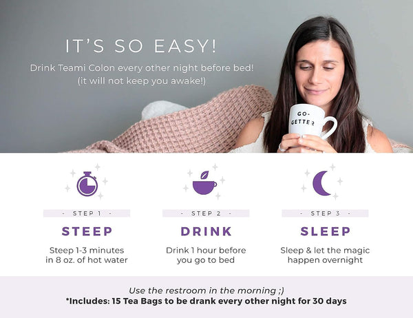 Teami® Colon Cleanse and Detox Tea | All Natural Cleanse tea for Men & Women (30 Days Supply, Colon Lemon) 30 Days Supply Colon Lemon