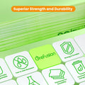 Compostable Bags for Kitchen Compost Bin, 1.2 Gallon, 125 Count, Certified by BPI and ASTM, Leakproof and Odor Control