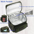 FlowFly Tactical Lunch Bag Large Insulated Lunch Box Cooler Tote for Men, Women with MOLLE/PALS Webbing (Army#Green, Medium) Army#Green Medium