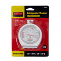 Rubbermaid Commercial Products Thermometer, Classic Large Mechanical Dial, Chrome, Extreme Temperature Range for Use in