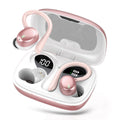 KT1 Wireless Earbuds V5.3, 120H Playtime, Bluetooth Earphones for Small Ear, IPX7 Waterproof Running Headphones, Deep Bass, over Ear Sport
