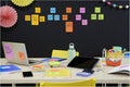 Post-it Super Sticky Notes, 4 x 4 in, Neon Fizz, 6 Lined Pads | School Supplies and Oﬃce Supplies, 2X the Sticking Power 4" x 4"