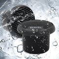 Herdio 3" Inch Marine Bluetooth Speakers Boat Motorcycle Hot Tub Stereo with Max Power 140 Watt (Black)