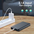 [2 Pack]Portable Charger Power Bank 10000mAh,Slimmer USB C in&Out Fast Charging Portable Phone Charger,Travel Essentials Backup External Battery