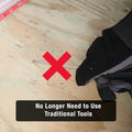 Zenith by Danco ZN700501 Carpet Staple Puller, Staple Extractor for Renovation Projects, Hand Tool Removes Carpet Staples
