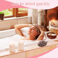 Boao 3 Pcs Bath Shower Pouf Sponge Mesh Pouf Shower Ball Exfoliating Body Sponge Pad Scrubber Glove with Flower Bath Ball (Khaki,Dark Brown,Dark