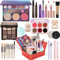 Makeup Kit for Teens for Women Full Kit Includes 20 Colors Eyeshadow Palette Foundation & Face Primer Makeup Sponge Eyebrow Soap Winged Eyeliner