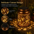 Solar Lanterns Outdoor Waterproof Hummingbird Garden Decor Gifts for Women Mom Grandma Hanging Solar Lights Metal Solar Decoration outside for