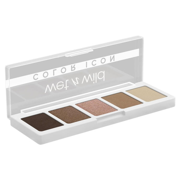 Wet N Wild Color Icon Eyeshadow Makeup 5 Pan Palette, Matte, Shimmer, Metallic, Long Wearing, Rich Buttery Pigment, Cruelty Free - Walking on