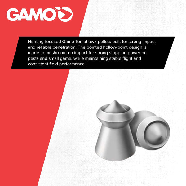 Gamo Whisper Air Rifle Pellets – Quiet Performance, High-Precision Hunting Pellets .177 Caliber, 750 count