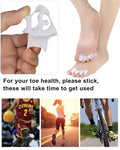 2Pairs Toe Separators Toe Spacers for Women Men to Correct Bunion, Relieve Feet Pain, Foot Alignment, Toe Straighteners for Hammertoes, Plantar