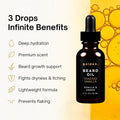 Golden Grooming Beard Oil for Men - Natural Beard Conditioner with Sweet Almond, Golden Jojoba & Argan Oil - Hydrating Beard Softener with Vitamin