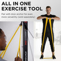 THERABAND CLX Resistance Band with Loops, 5-Foot Band Level 1 / Light - Yellow Consecutive Loop