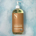 Dr. Natural Castile Liquid Soap - Multi-Use Body Wash, Shampoo and Face Wash - Hydrating Body Soap for Skin, Hair, Pets and Home - Almond - 32 oz