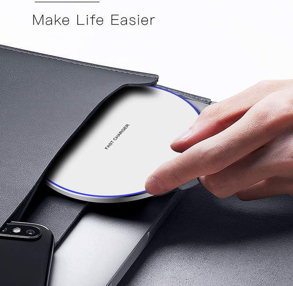 20W Fast Wireless Charger Pad,Wireless Phone Charging Station Compatible with Iphone 16/15/14/13/12/11/Se/X/Airpods,Fast Charge for Samsung Galaxy