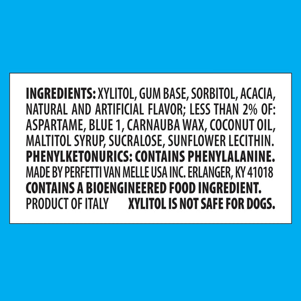 Trident Vibes Spearmint Rush Sugar Free Gum, 4 Bottles of 40 Pieces (160 Total Pieces)