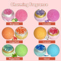 KAV Bath Bombs for Women Gift Set 12Pcs, All Natural Organic Bubble Home Spa Bathbomb Gift Set for Her, Wife, Girlfriend, Mother, Christmas,