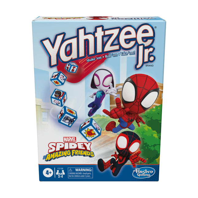 Hasbro Gaming Spidey and His Amazing Friends Yahtzee Jr.Marvel Edition Board Gam