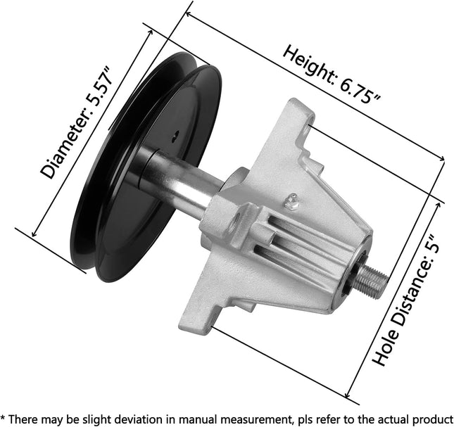 Spindle Fit for Troy Bilt Pony Mower - 918-06991 Greaseable Spindle Assembly Fit