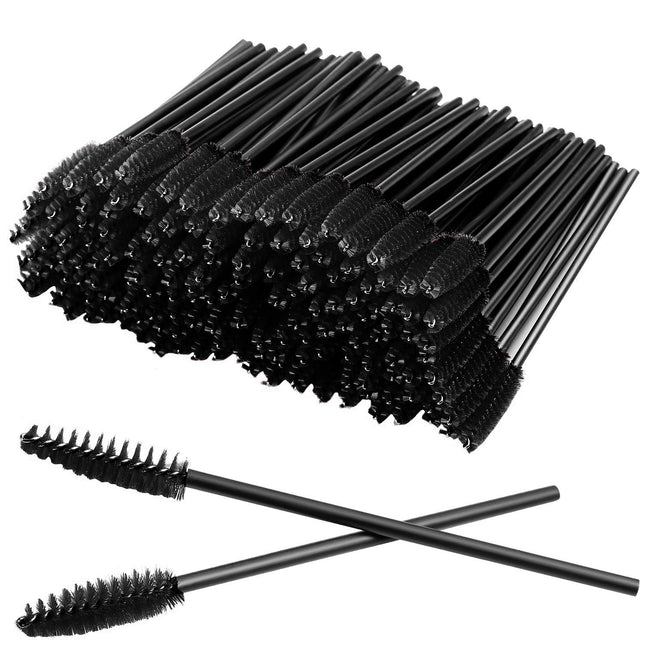 GUMIKE 100 Pcs Disposable Eyelash Mascara Brushes for Eye Lashes Extension Eyebr