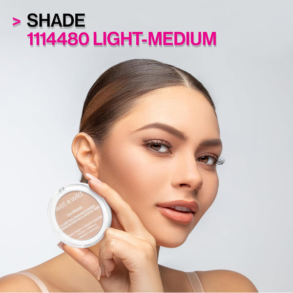 Wet N Wild Bare Focus Clarifying Finishing Powder | Matte | Pressed Setting Powder Fair-Light