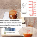 High Borosilicate Glass Measuring Cup Set-V-Shaped Spoutï¼Includes 60Ml(2Oz), 120Ml(4Oz), and 250Ml(8Oz) Glass Measuring Beaker for Kitchen or