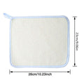 6 Pack Exfoliating Face Body Wash Cloth Towel, Soft-Weave Scrub Towel Beauty Skin Home Massage Bath Cloth for Skin Care, Shower Scrubber